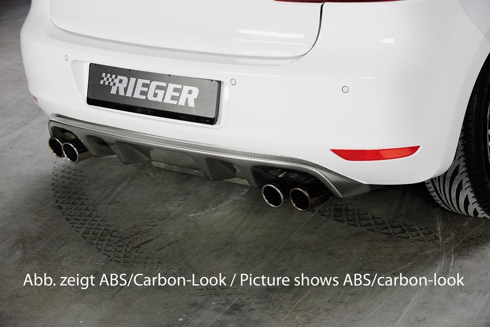 Rieger VW Golf 6 (3dr/5dr) Rear Skirt Insert - K2 Industries