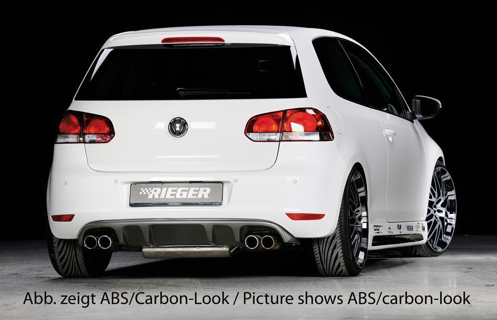 Rieger VW Golf 6 (3dr/5dr) Rear Skirt Insert - K2 Industries