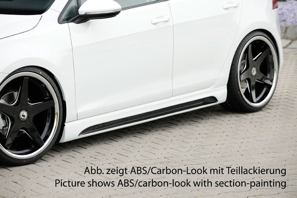 Rieger VW Golf 7 Side Skirts V2 - K2 Industries