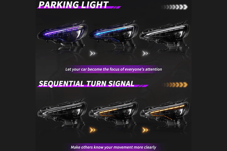 Scion FR-S Subaru BRZ Toyota GT86 RGB Headlights (2012-2021) - K2 Industries