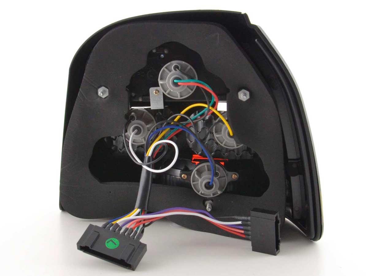 Volkswagen Golf 3 1HXO Chrome Clear LED Taillights Set (1992 - 1997) - K2 Industries