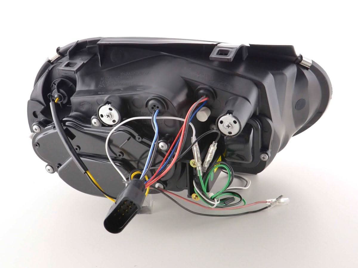 Volkswagen Golf 4 Black LED Headlights with Daytime Running Lights (1998 - 2003) - K2 Industries