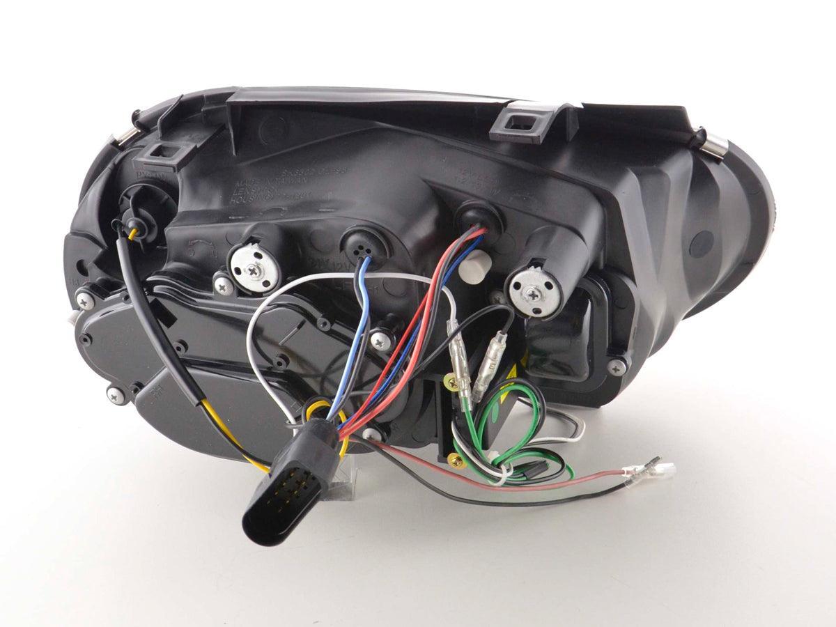 Volkswagen Golf 4 Black LED Headlights with Daytime Running Lights (1998 - 2003) - K2 Industries