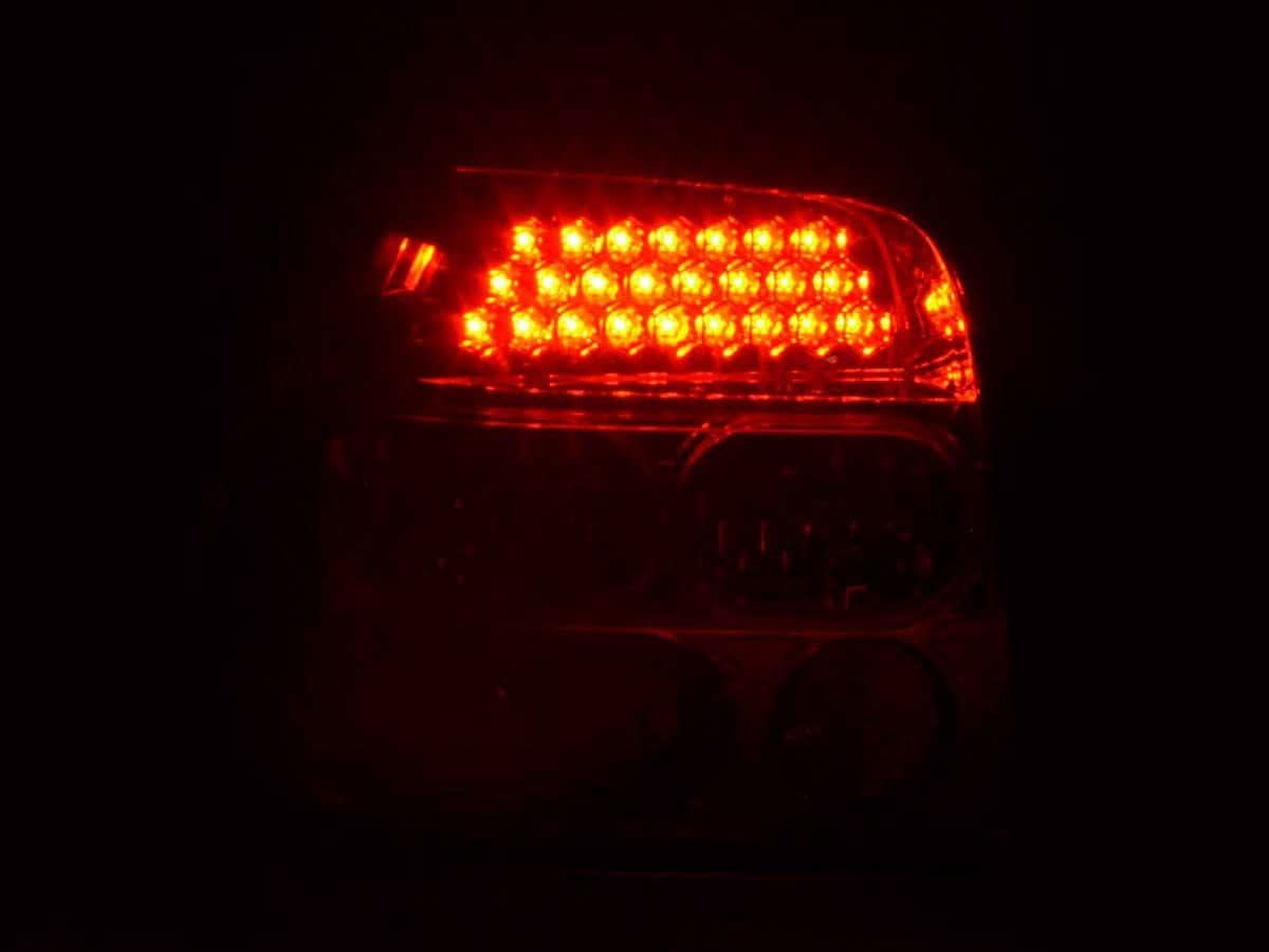 Volkswagen Golf 4 Type 1J Chrome Clear LED Taillights Set (1998 - 2002) - K2 Industries