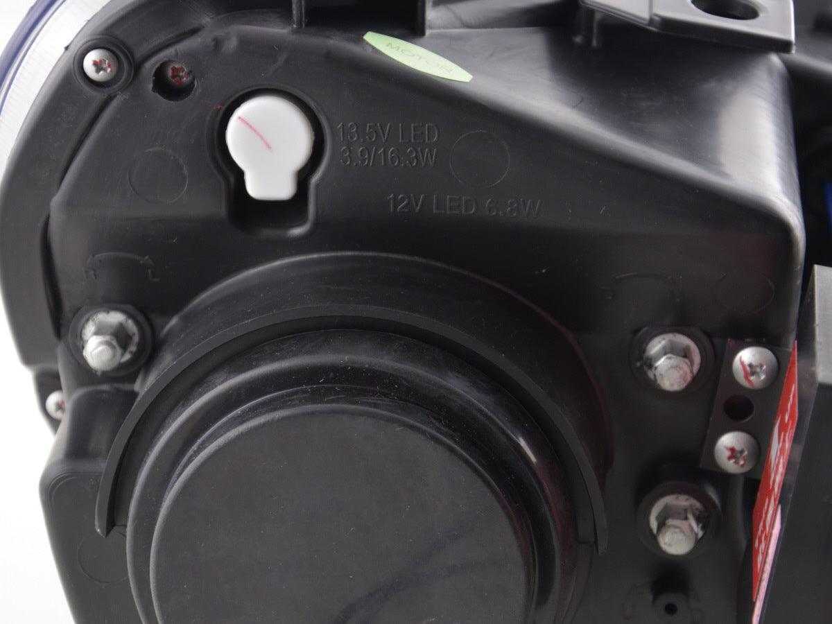 Volkswagen Golf 6 Black LED Headlights with Daytime Running Lights (2008 - 2014) - K2 Industries