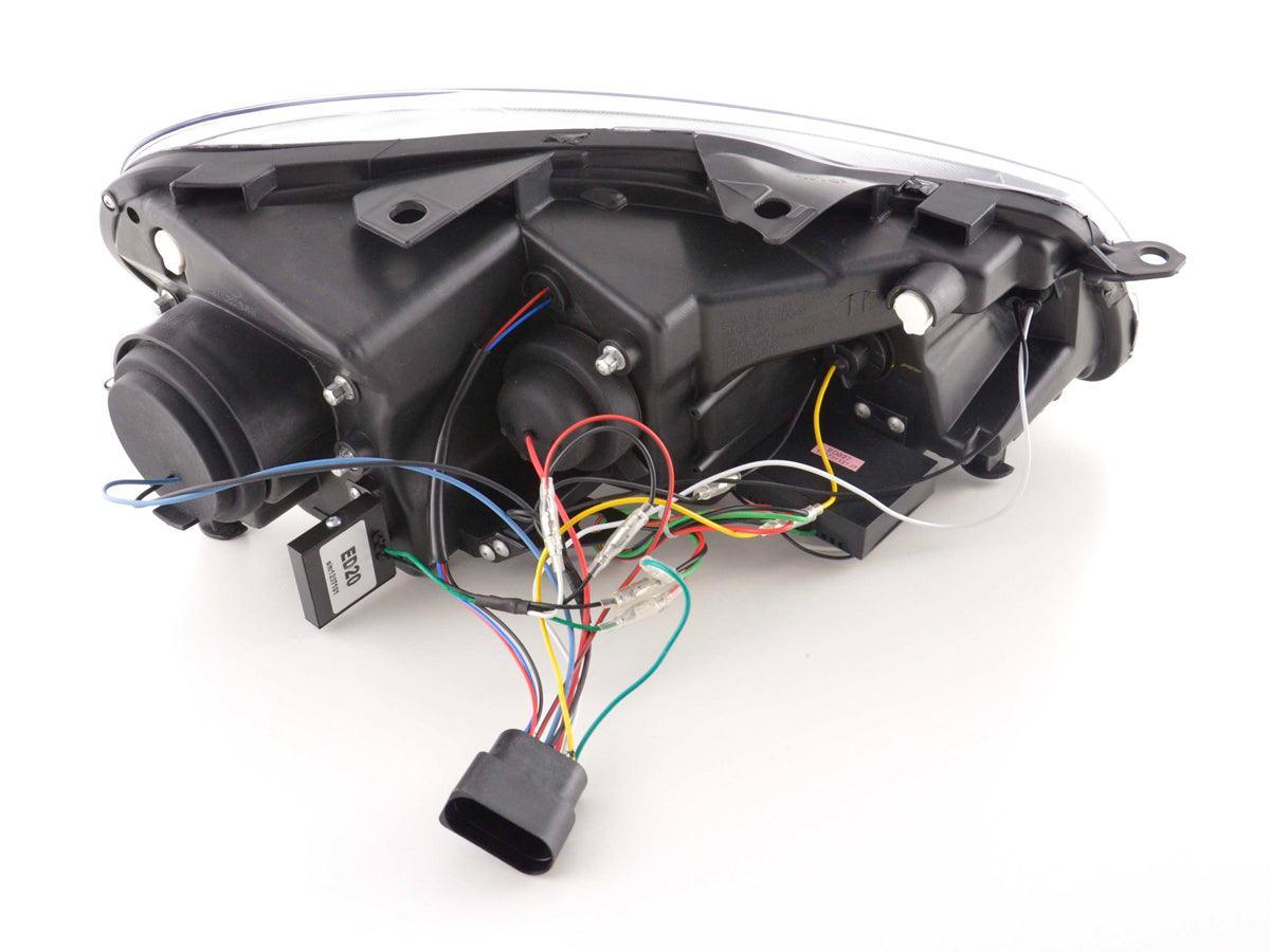 Volkswagen Golf 6 Black LED Headlights with Daytime Running Lights (2008-2014) - K2 Industries