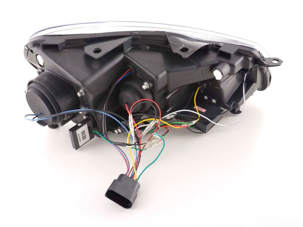 Volkswagen Golf 6 Black LED Headlights with Daytime Running Lights (2008-2014) - K2 Industries