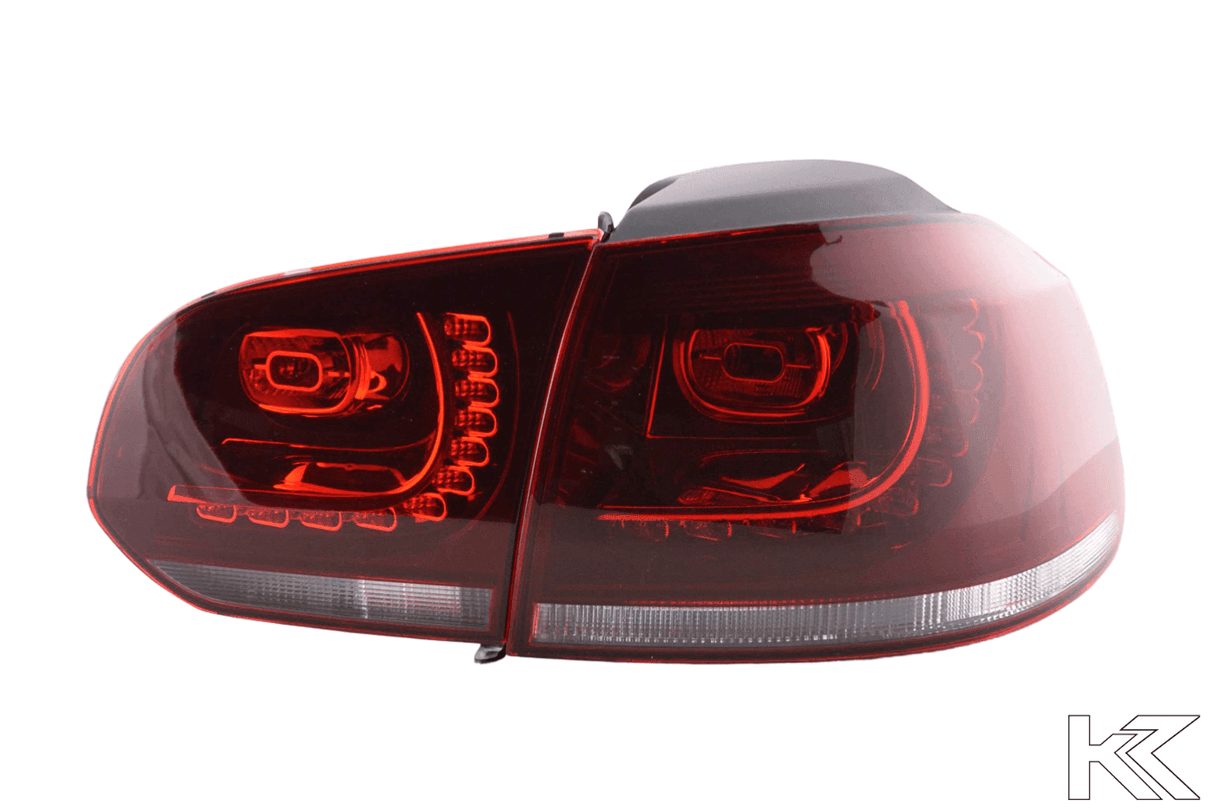 Volkswagen Golf 6 R Style Red LED Taillights Set (2008-2014) - K2 Industries