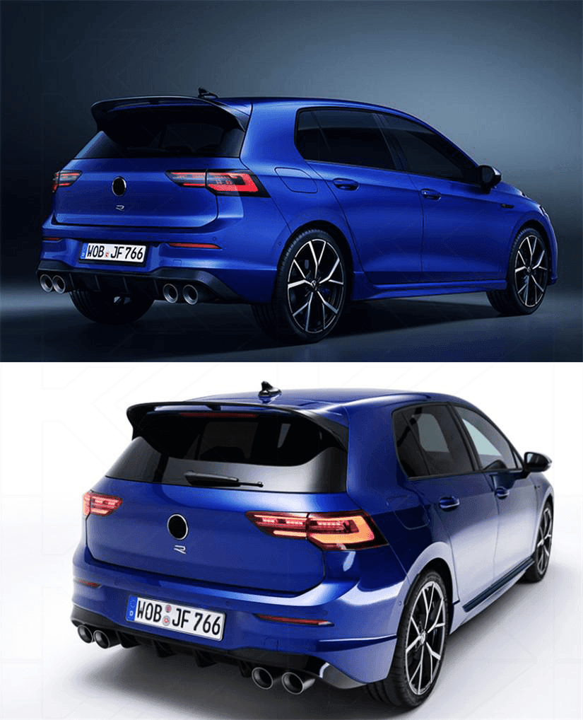 Volkswagen Golf 8 European Style LED Tail Lights 2020 - 2023 - K2 Industries