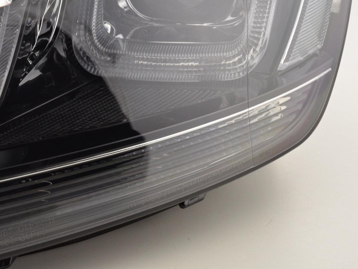 Volkswagen Golf Mk7 Black LED Headlights - R Style Black (12-17) - K2 Industries