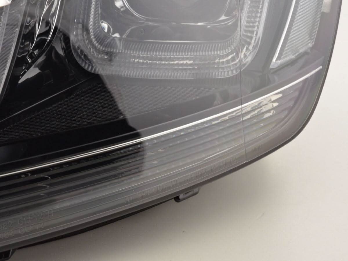 Volkswagen Golf Mk7 Black LED Headlights - R Style Black (12-17) - K2 Industries