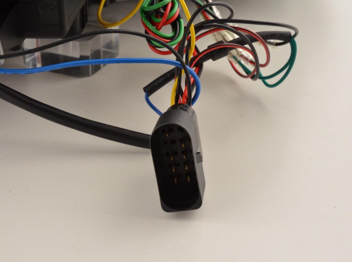 Volkswagen Golf Mk7 Black LED Headlights - R Style Chrome (12-17) - K2 Industries