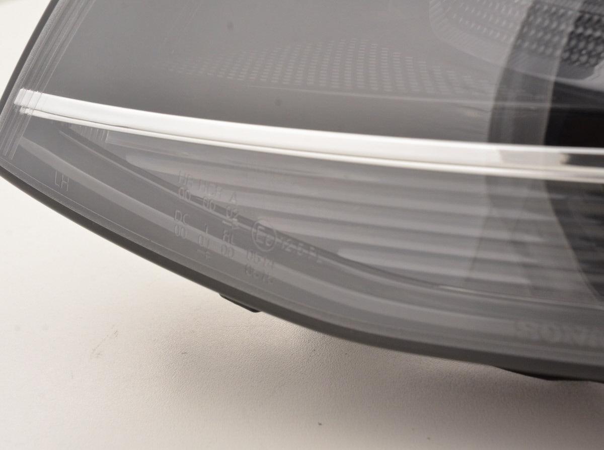 Volkswagen Golf Mk7 Black LED Headlights - R Style Chrome (12-17) - K2 Industries