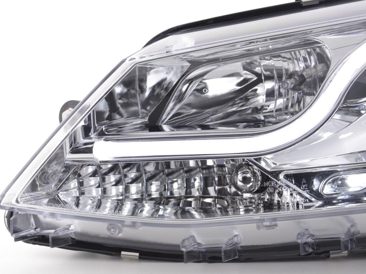 Volkswagen Jetta 6 Chrome LED Headlights with Daytime Running Lights (2011-2018) - K2 Industries