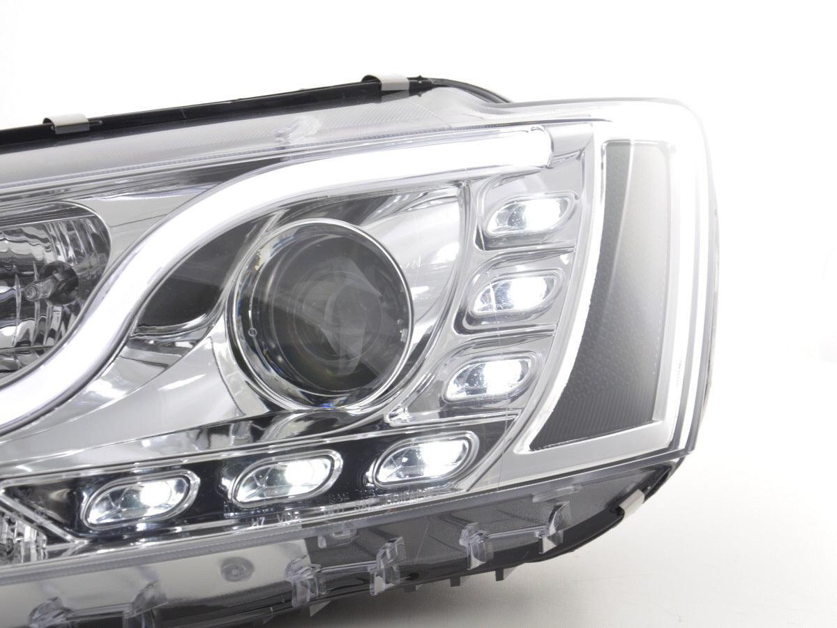 Volkswagen Jetta 6 Chrome LED Headlights with Daytime Running Lights (2011-2018) - K2 Industries