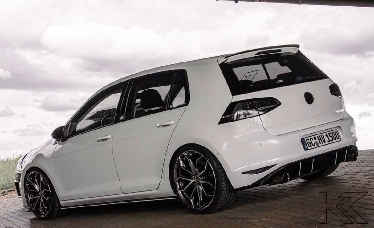 Volkswagen MK7 Golf/GTI/R - Black/Smoke LED Tail Lights (2012-2017) - K2 Industries