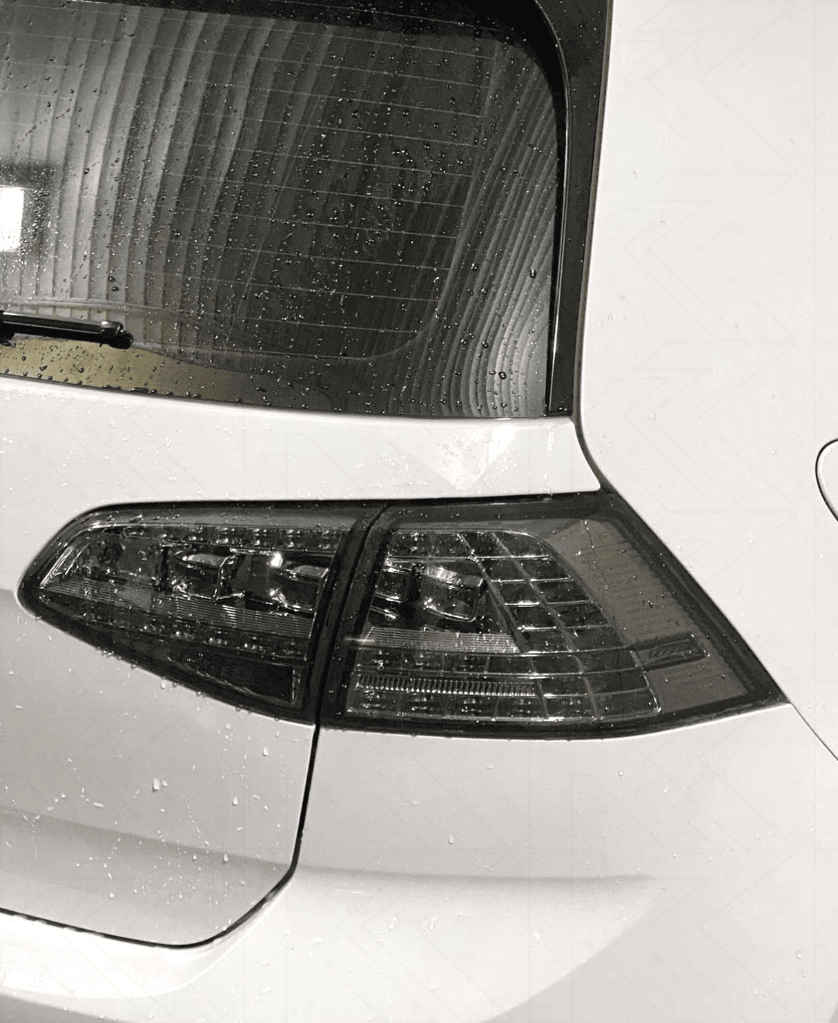 Volkswagen MK7 Golf/GTI/R - Chrome/Smoke LED Tail Lights For Halogen Models (2012-2017) - K2 Industries