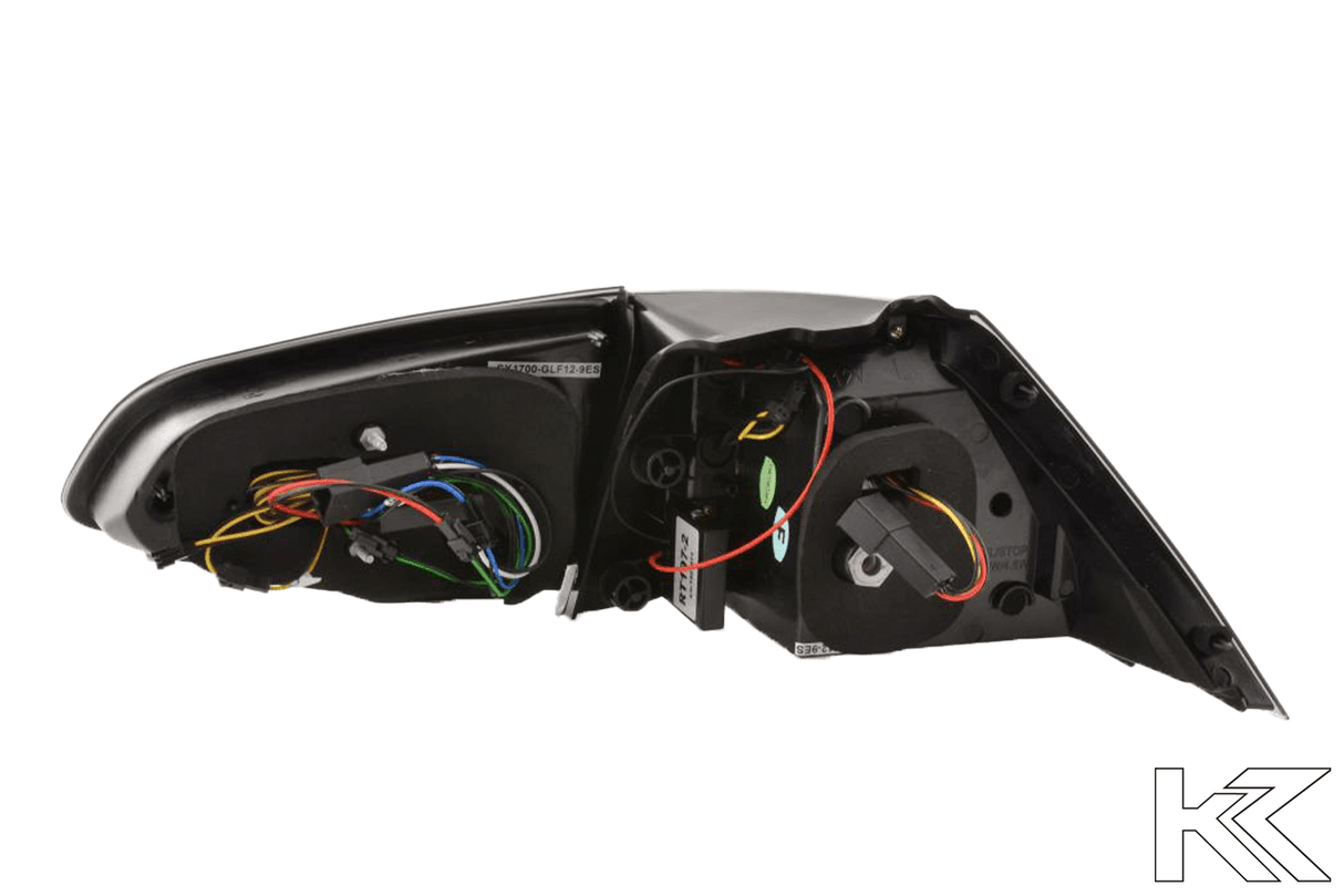 Volkswagen MK7 Golf/GTI/R - Chrome/Smoke LED Tail Lights For Halogen Models (2012-2017) - K2 Industries