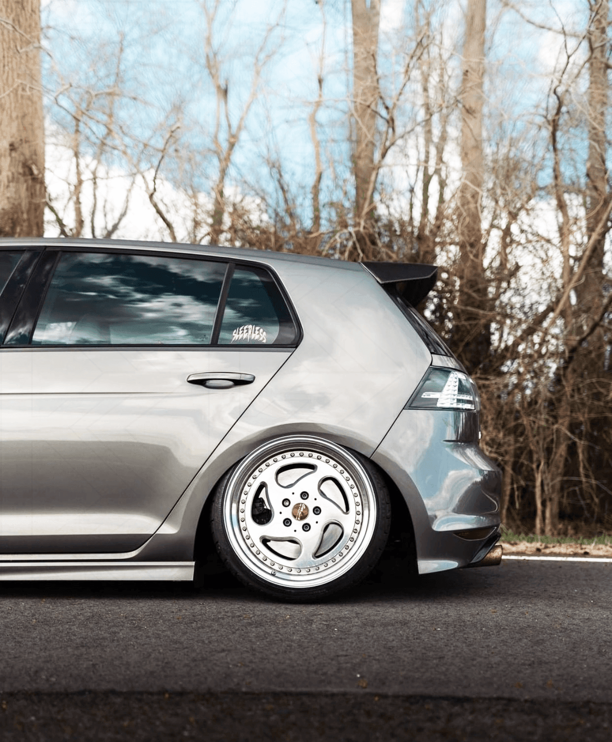 Volkswagen MK7 Golf/GTI/R - Clear/Black LED Tail Lights for Halogen Models (2012-2017) - K2 Industries