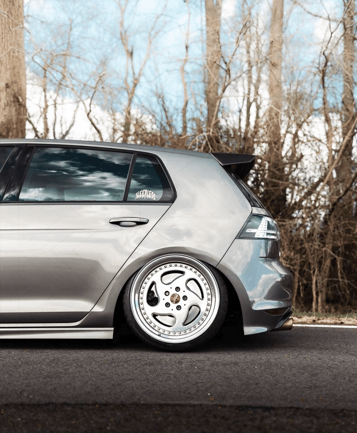 Volkswagen MK7 Golf/GTI/R - Clear/Black LED Tail Lights for Halogen Models (2012-2017) - K2 Industries