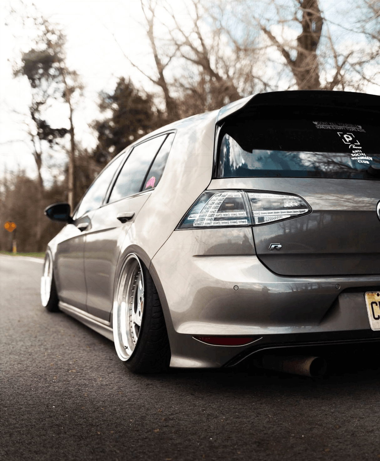 Volkswagen MK7 Golf/GTI/R - Clear/Black LED Tail Lights for Halogen Models (2012-2017) - K2 Industries