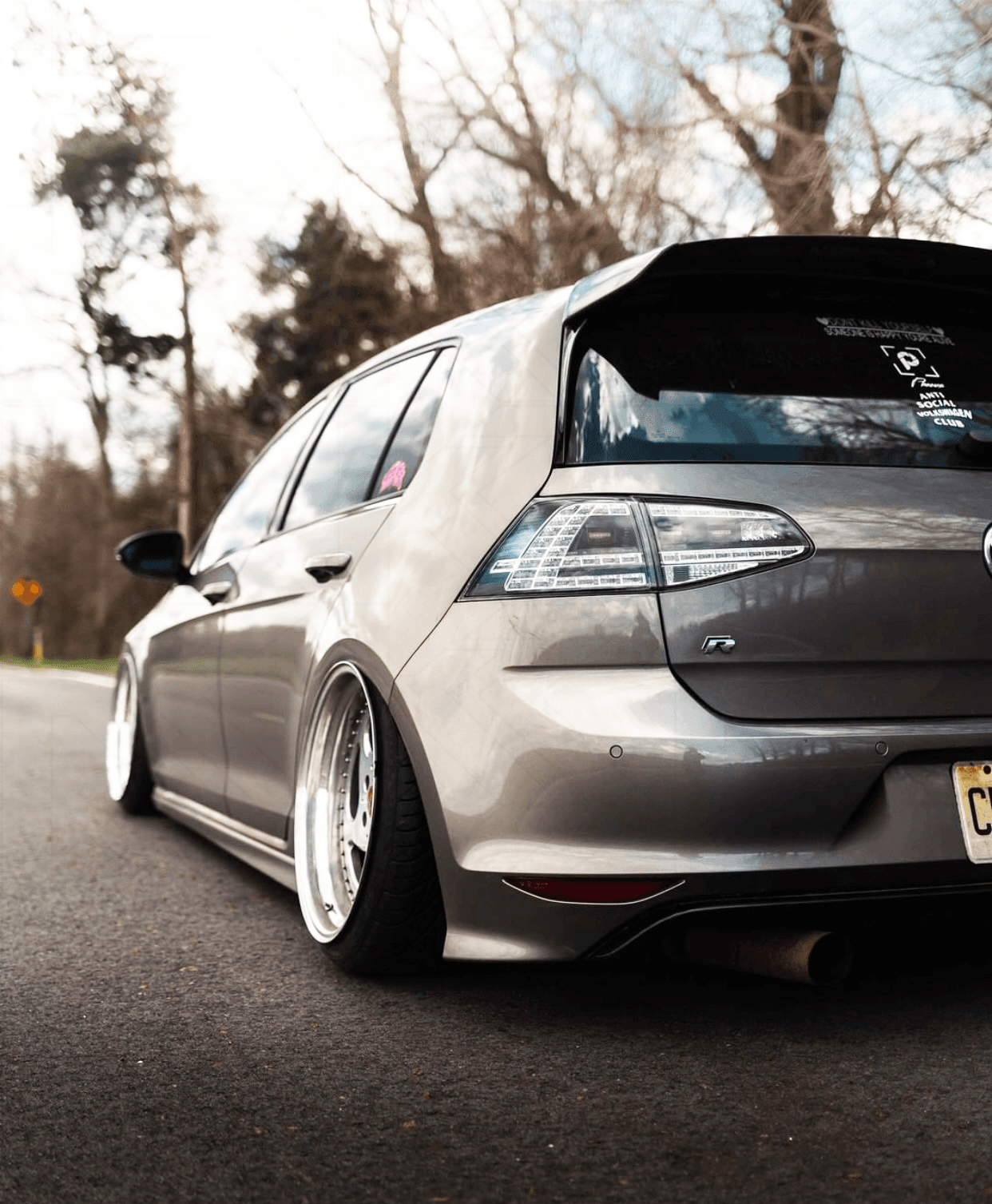 Volkswagen MK7 Golf/GTI/R - Clear/Black LED Tail Lights for Halogen Models (2012-2017) - K2 Industries