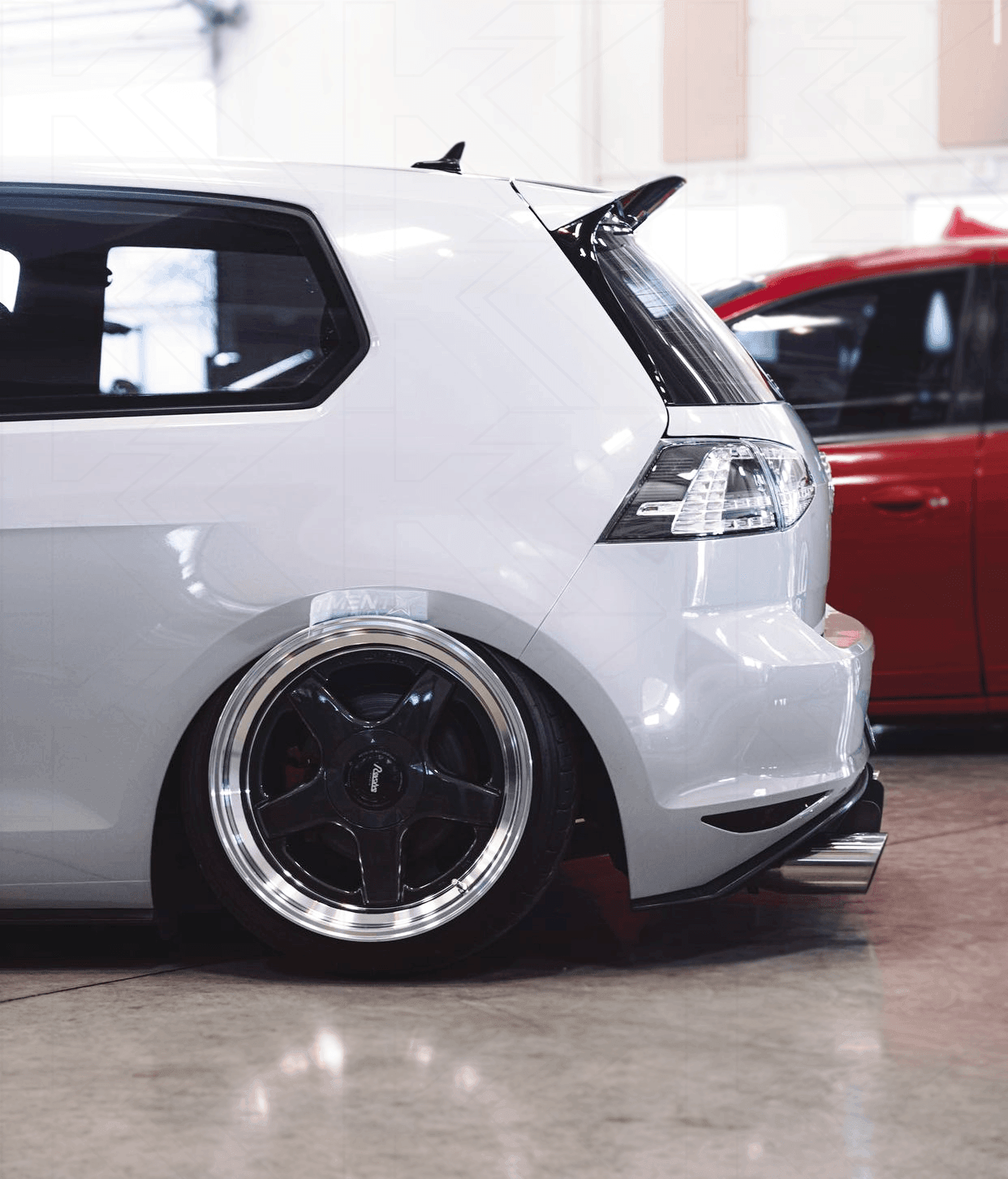 Volkswagen MK7 Golf/GTI/R - Clear/Black LED Tail Lights for Halogen Models (2012-2017) - K2 Industries