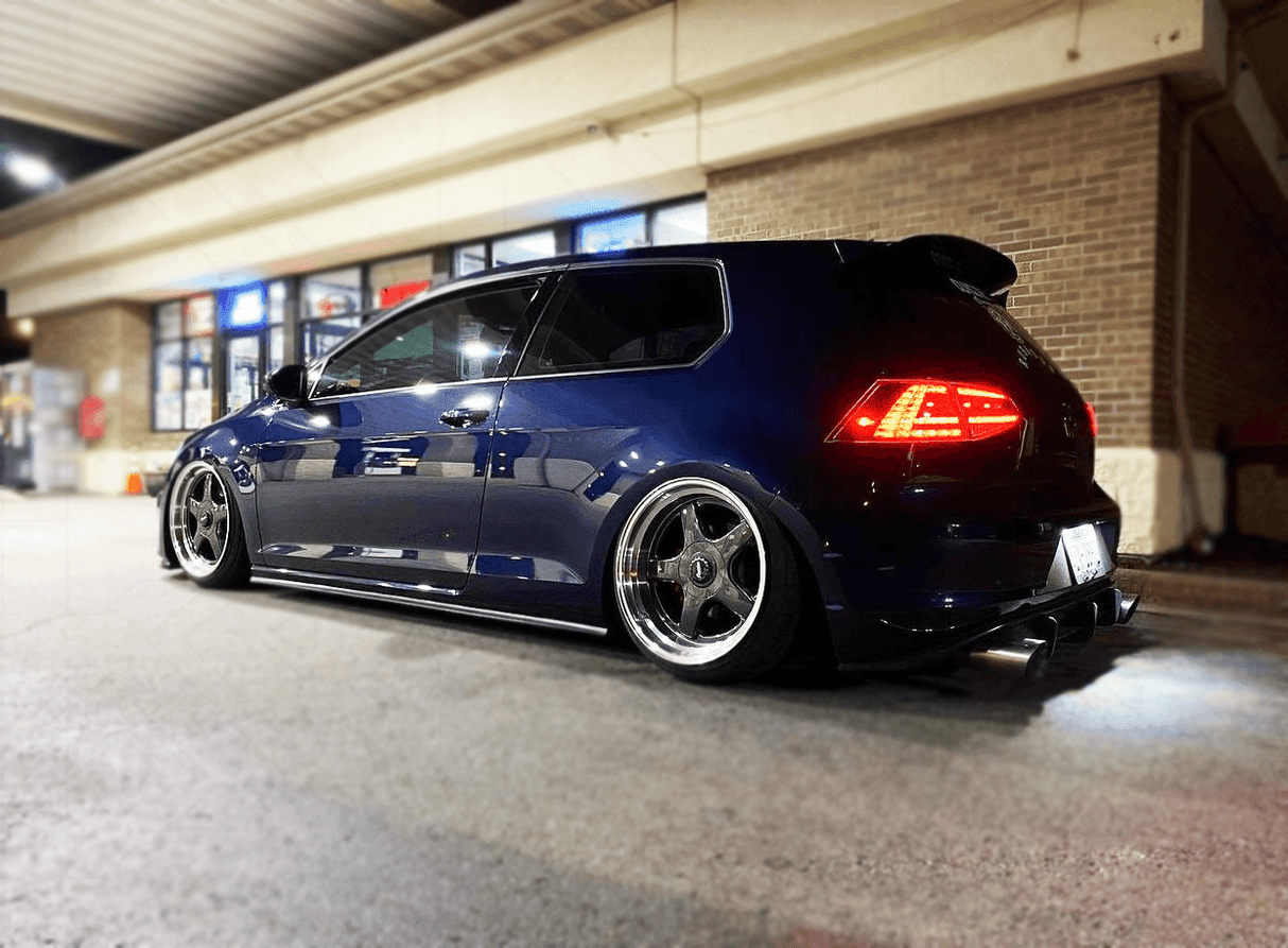 Volkswagen MK7 Golf/GTI/R - Clear/Black LED Tail Lights for Halogen Models (2012-2017) - K2 Industries