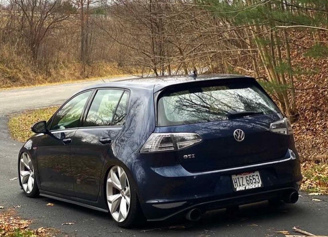 Volkswagen MK7 Golf/GTI/R - Clear/Black LED Tail Lights for Halogen Models (2012-2017) - K2 Industries