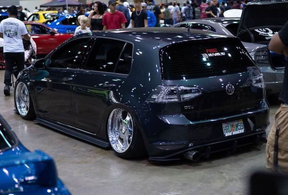 Volkswagen MK7 Golf/GTI/R - Clear/Black LED Tail Lights for Halogen Models (2012-2017) - K2 Industries