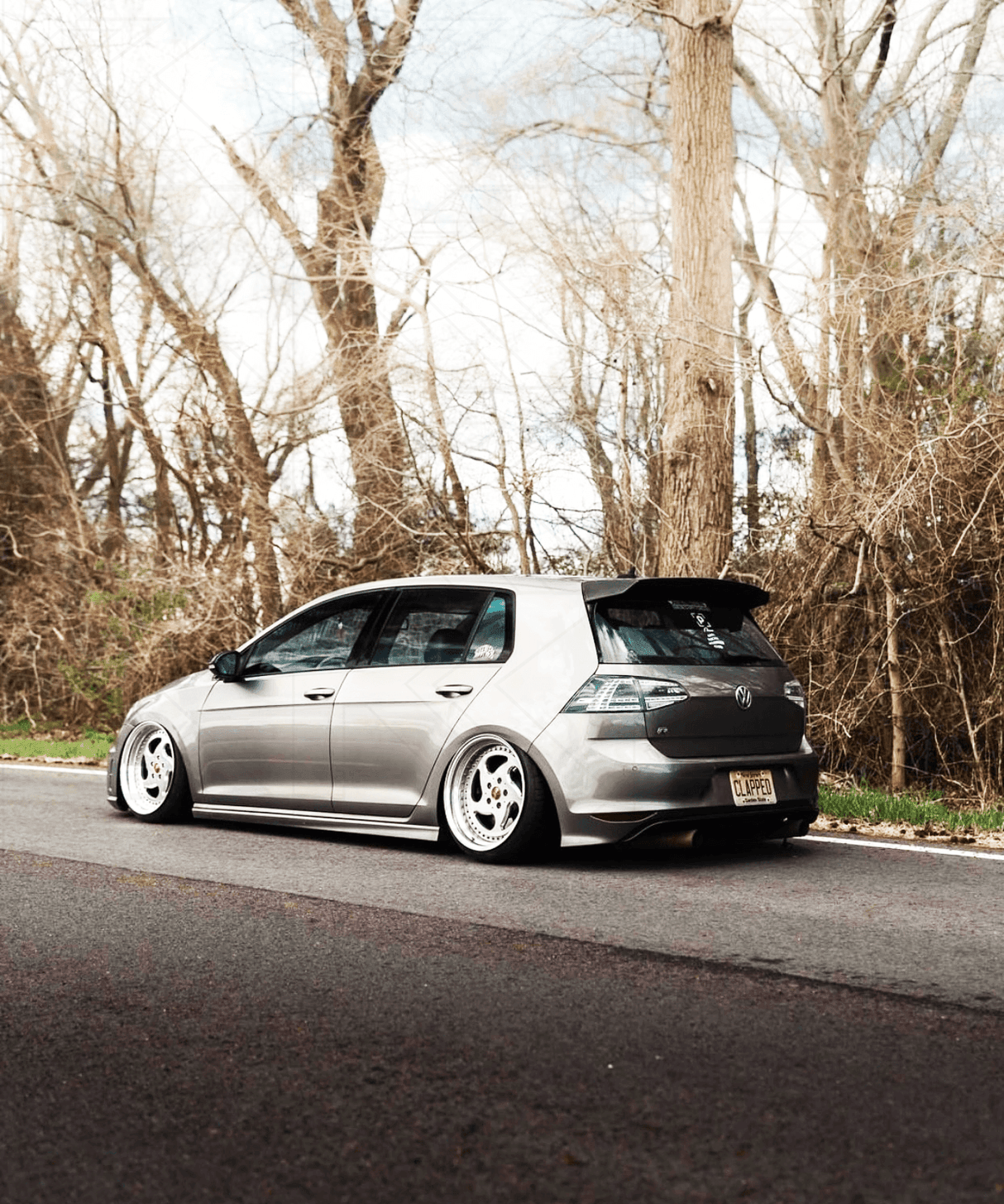 Volkswagen MK7 Golf/GTI/R - Clear/Black LED Tail Lights for Halogen Models (2012-2017) - K2 Industries