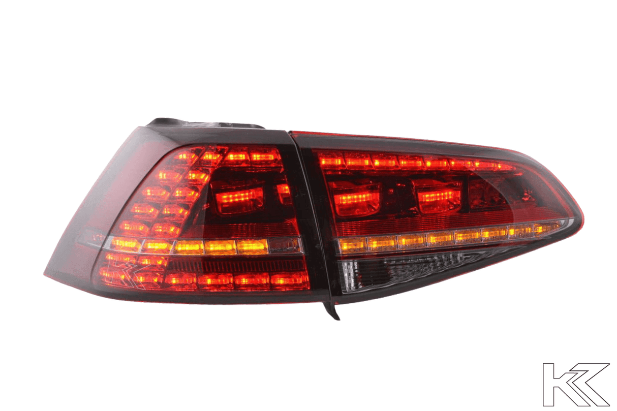 Volkswagen MK7 Golf/GTI/R - Red/Smoke LED Tail Lights (2012-2017) - K2 Industries