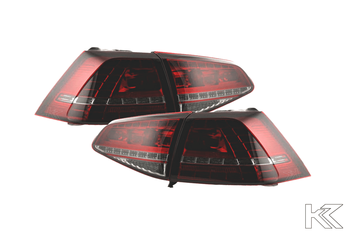 Volkswagen MK7 Golf/GTI/R - Red/Smoke LED Tail Lights (2012-2017) - K2 Industries