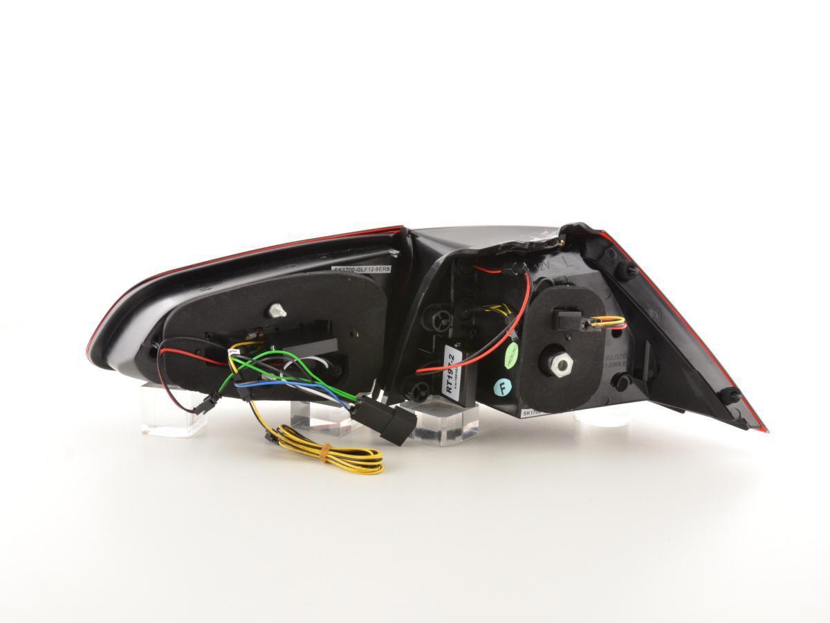 Volkswagen MK7 Golf/GTI/R - Red/Smoke LED Tail Lights (2012-2017) - K2 Industries