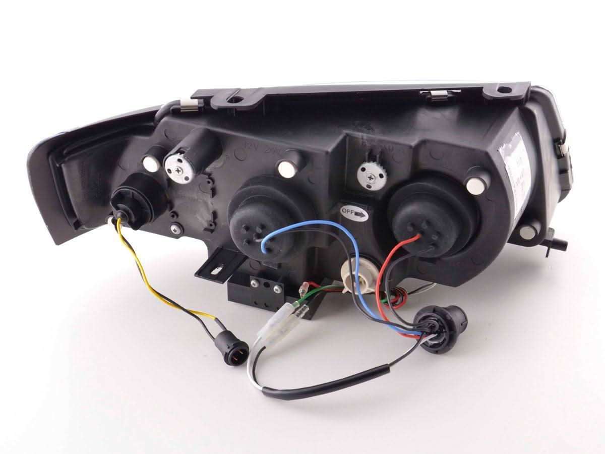 Volkswagen Passat (B5 / 3B) Chrome LED Headlights with Daytime Running Lights (1997 - 2000) - K2 Industries