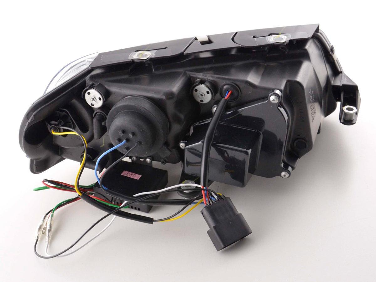 Volkswagen Passat (B5 / 3BG) Black LED Headlights with Daytime Running Lights (2000 - 2005) - K2 Industries