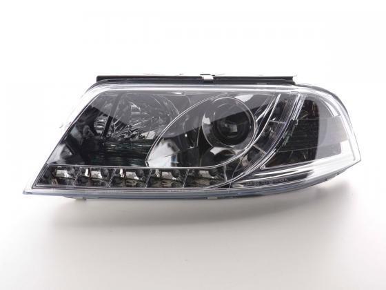 Volkswagen Passat (B5 / 3BG) Chrome LED Headlights with Daytime Running Lights (2000 - 2005) - K2 Industries