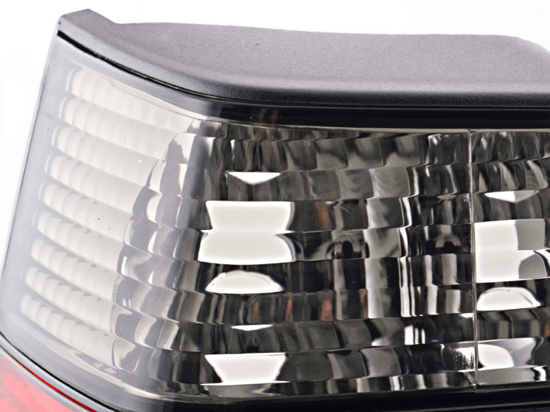 VW Golf 2 Red/Smoke Crystal Design Tail Lights (1984-1991) - K2 Industries