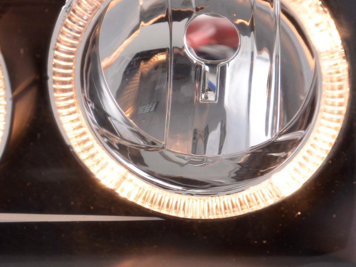 VW Golf 3 type 1HXO, 1 EXO Black Angel Eye Headlights (1991-1997) - K2 Industries