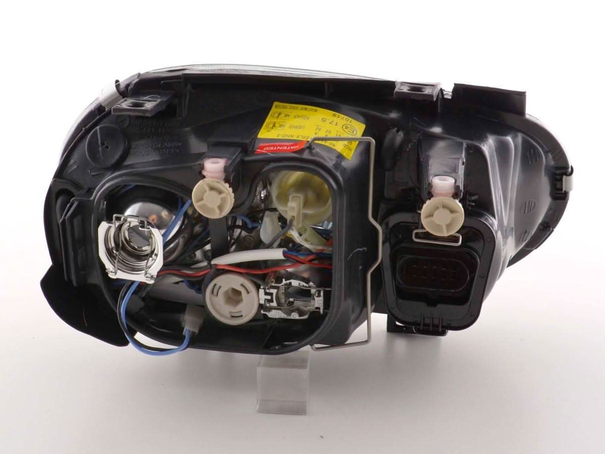 VW Golf 4 (1J) OE+ Black Angel Eyes Headlights- (1998-2003) - K2 Industries