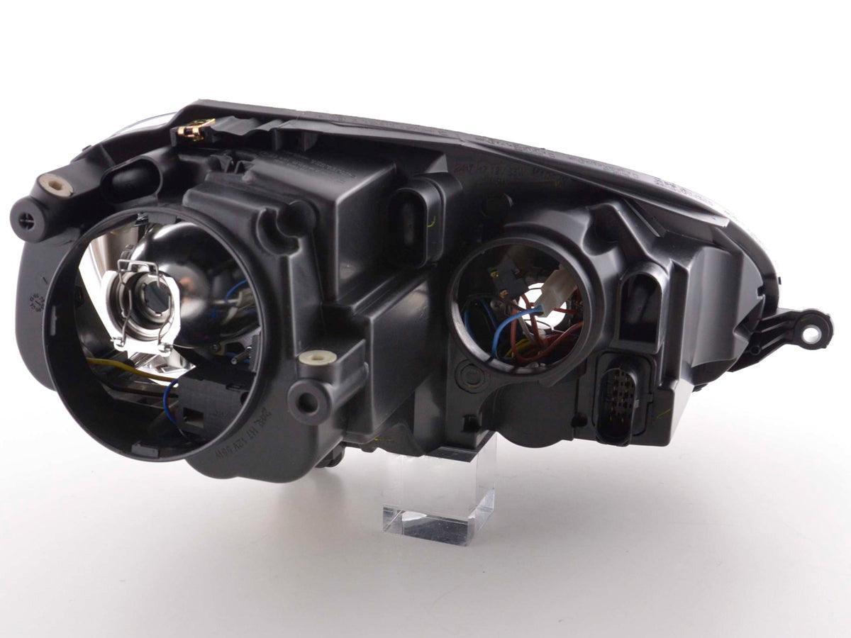 VW Golf 5 Black Angel Eye Headlights with DRL (2003-2008) - K2 Industries
