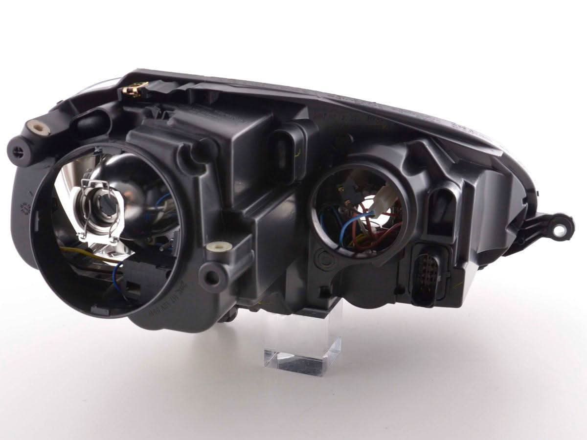 VW Golf 5 Black Angel Eye Headlights with DRL (2003-2008) - K2 Industries