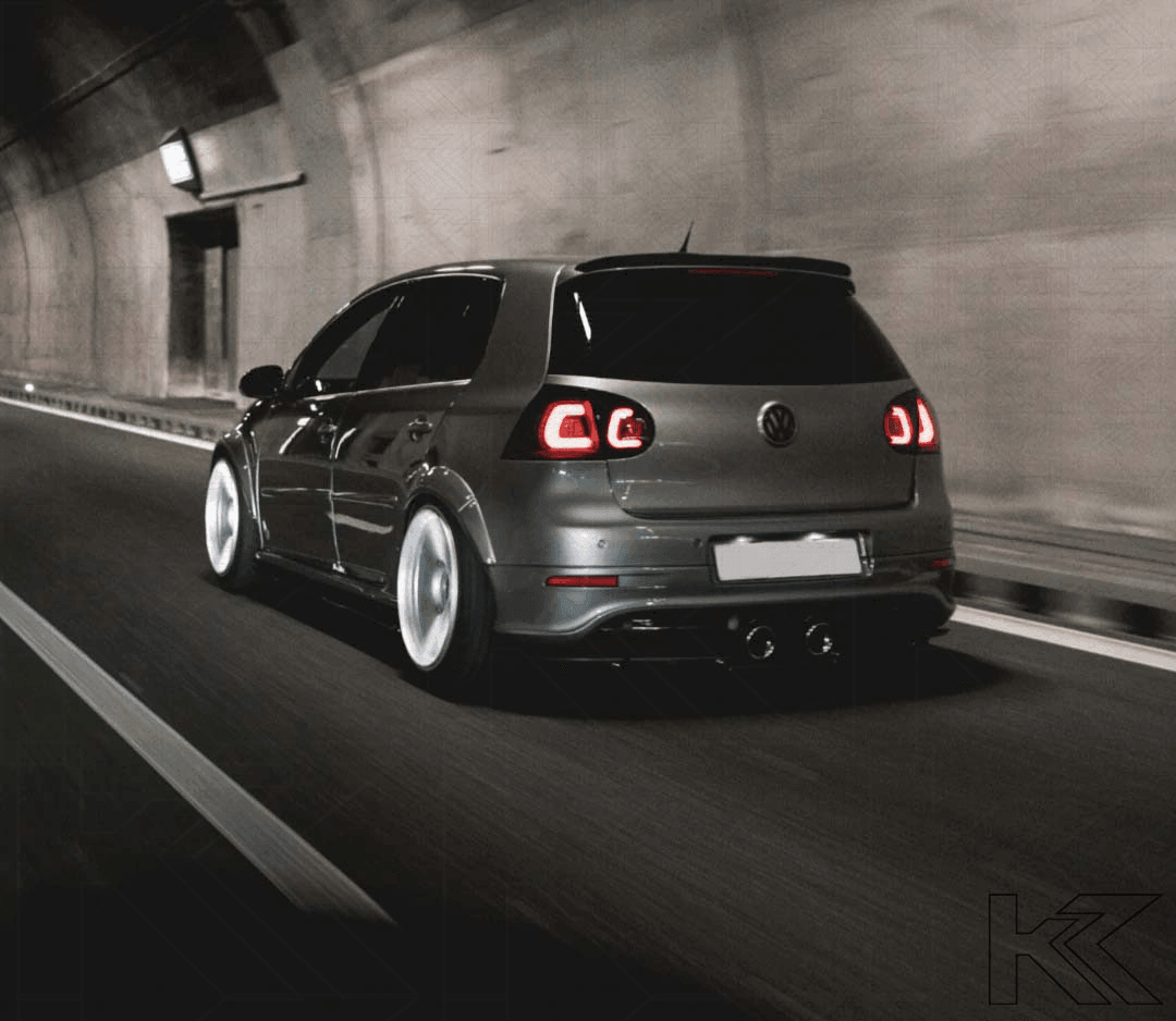 VW Golf 5 Mk5 Black LED Tail Lights (2003-2008) - K2 Industries