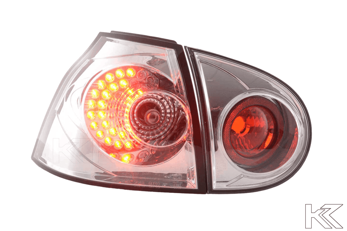 VW Golf 5 Mk5 OEM Style Chrome Tail Lights (2003-2008) - K2 Industries