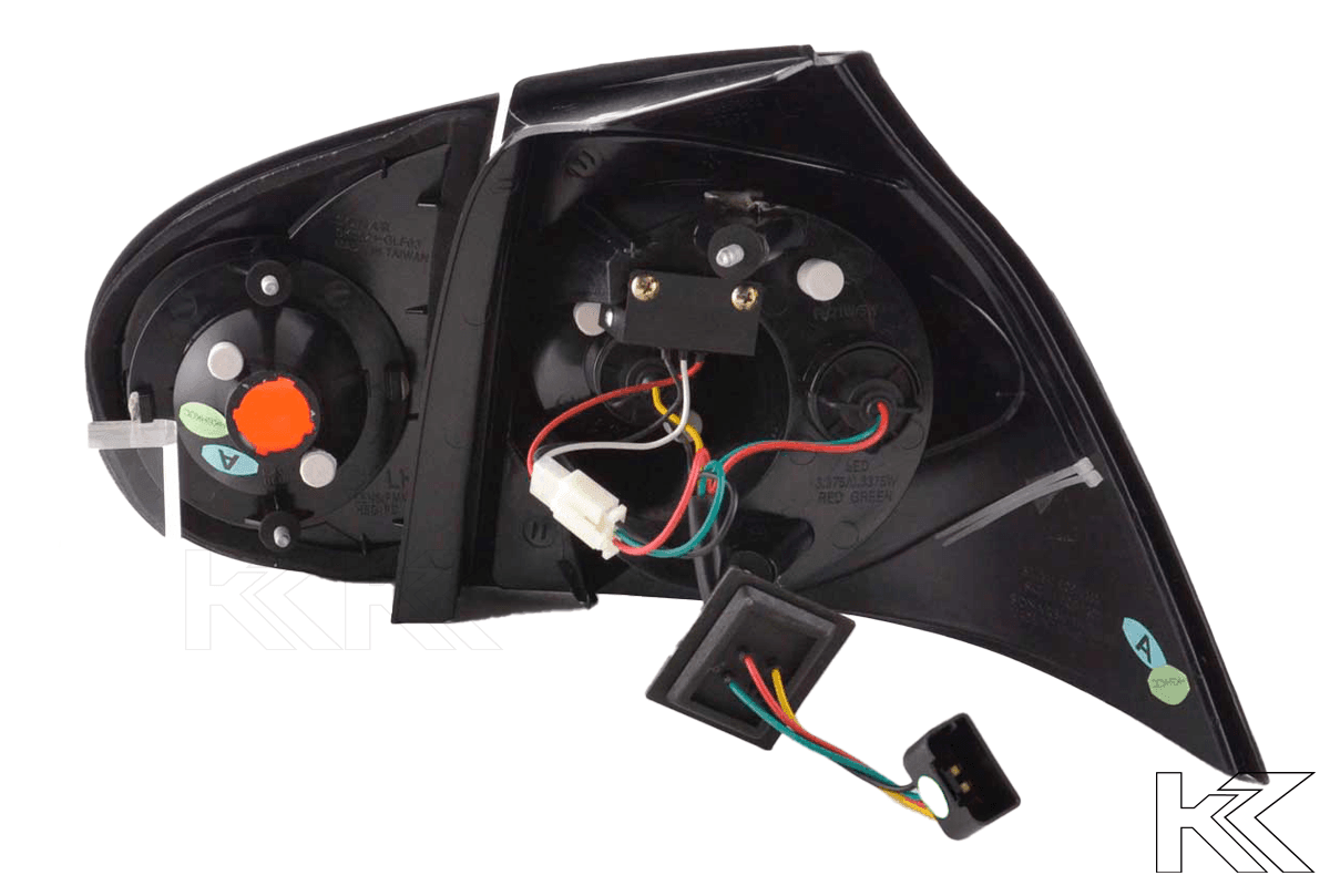 VW Golf 5 Mk5 OEM Style Chrome Tail Lights (2003-2008) - K2 Industries