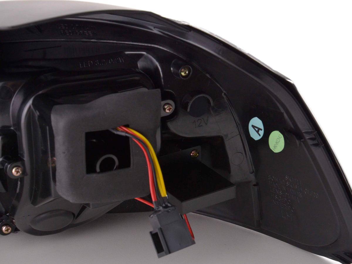 VW Golf Mk6 GTI LED Bar Black Tail Lights V1 (2008-2014) - K2 Industries