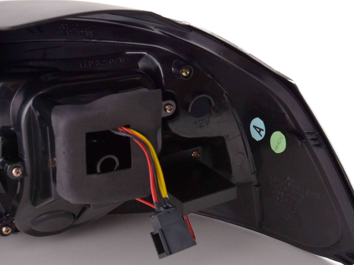 VW Golf Mk6 GTI LED Bar Black Tail Lights V1 (2008-2014) - K2 Industries