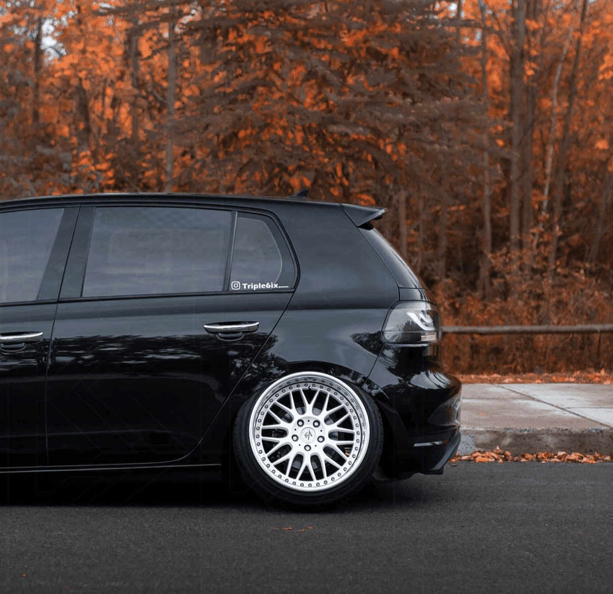 VW Golf Mk6 GTI LED Bar Black Tail Lights V1 LED Indicators (2008-2014) - K2 Industries