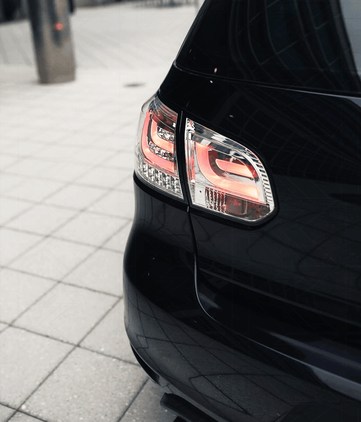 VW Golf Mk6 / GTI LED Bar Clear Tail Lights V1 LED Indicators (2008-2014) - K2 Industries