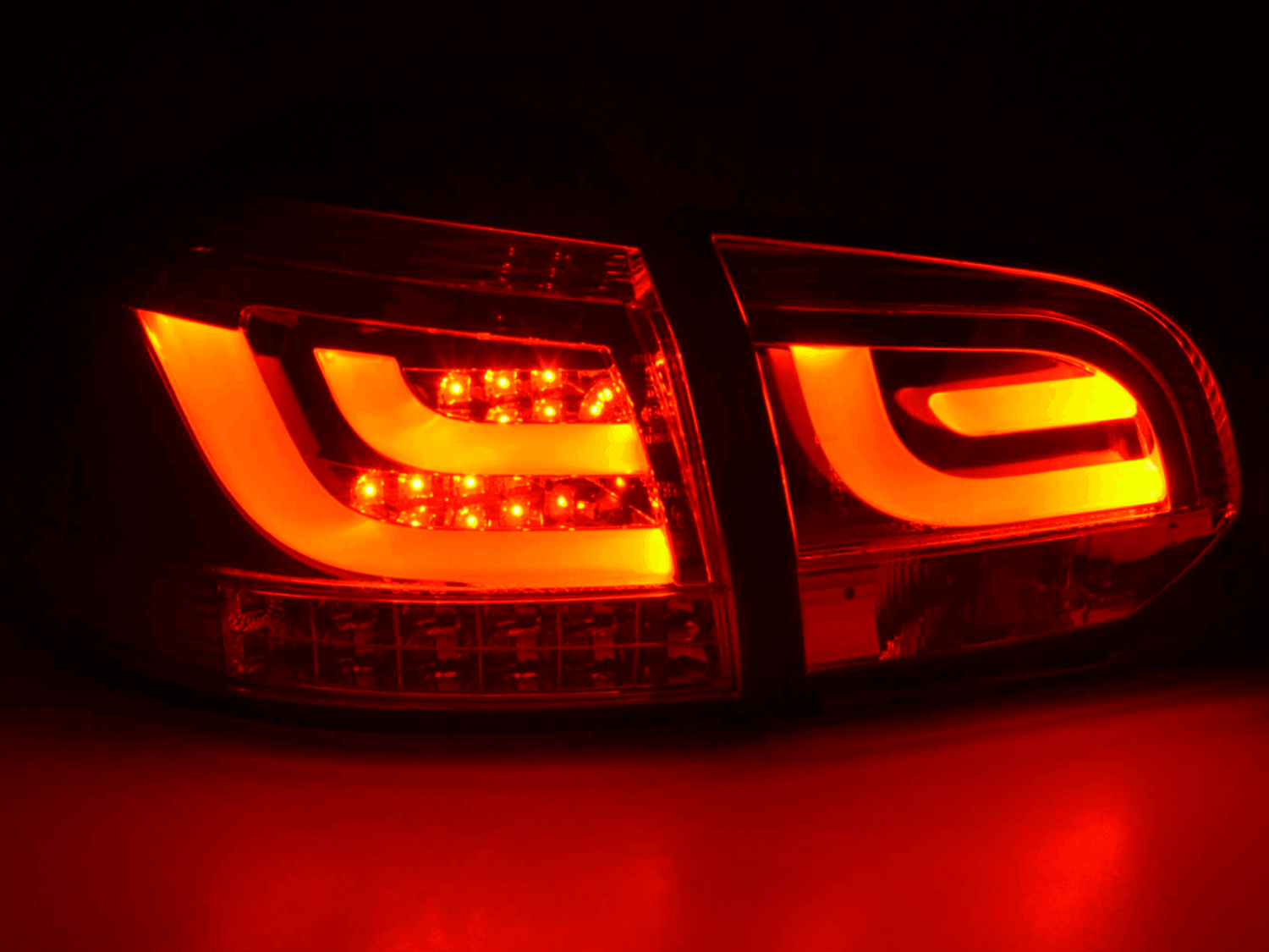 VW Golf Mk6 / GTI LED Bar Clear Tail Lights V1 LED Indicators (2008-2014) - K2 Industries
